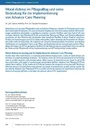 Moral distress im Pflegealltag und seine Bedeutung für die Implementierung von Advance Care Planning